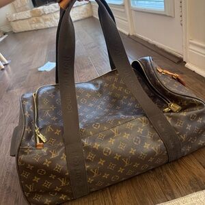 Louis Vuitton Brown Monogram Duffel Bag